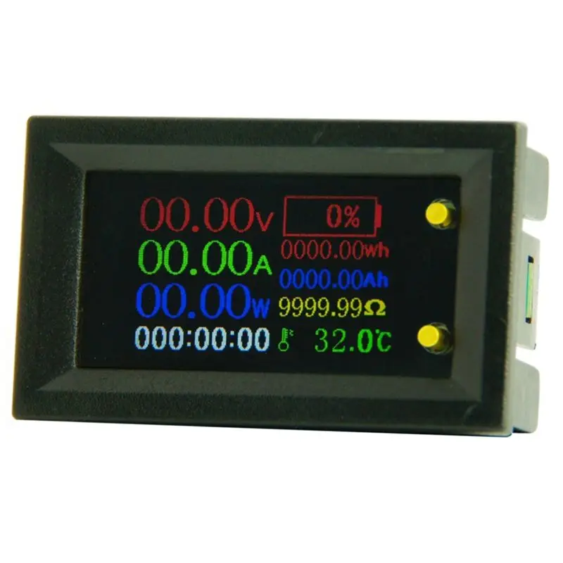 Fits for Digital Voltmeter Ammeter Multifunction Tester IPS Voltage Current Power Battery Electricity Test Meter
