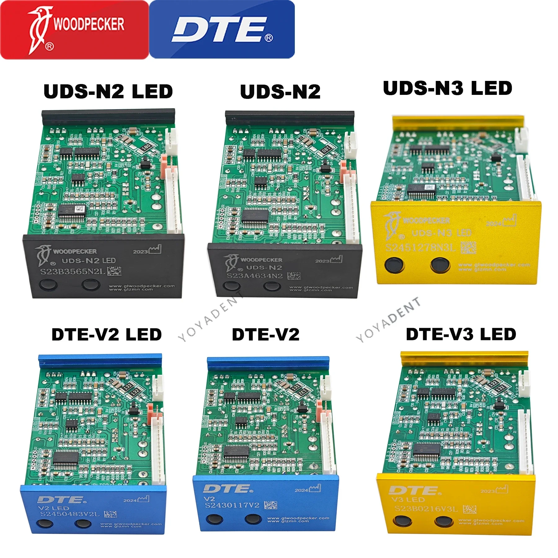 Woodpecker DTE Dental Scaler UDS-N2/N3 V2 V3 LED Build-In Scaler Electronic Control Board Dental Cleaning Whitening Equipment