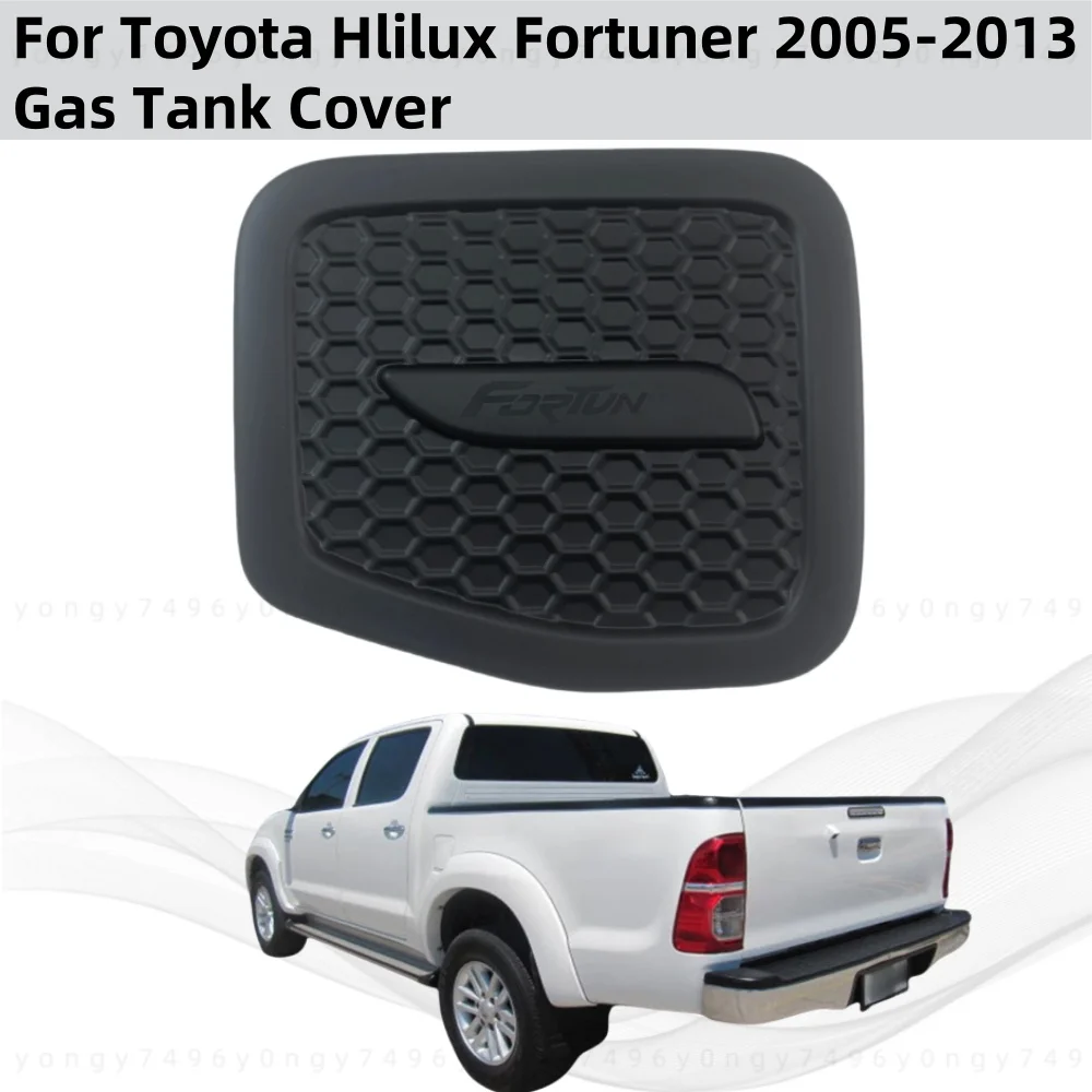 

New Style Car Chrome Accessories Plated Fuel Tank Covers Cap Exterior Trim Paste 2005 2008 2012 2013 For Toyota Hlilux Fortuner