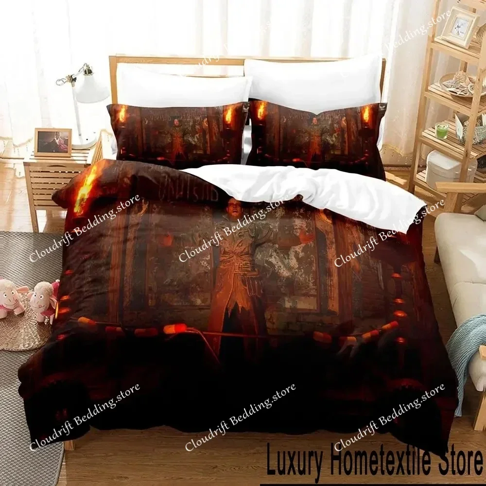 3D Print Game Metro Exodus Bedding Set Duvet Cover Bed Set Quilt Cover Pillowcase Comforter king Queen Size Boys Adult Bedding02