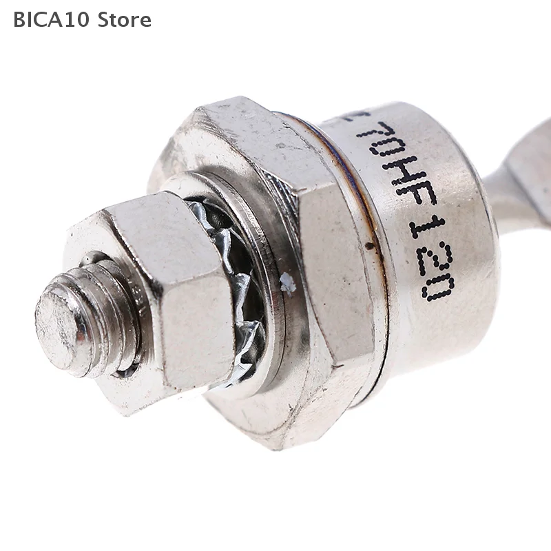 1 قطعة الساخن بيع 70HF120 70A 1200 فولت عالية الطاقة المعدل مسمار معدني نوع المعدل الثنائيات اكسسوارات