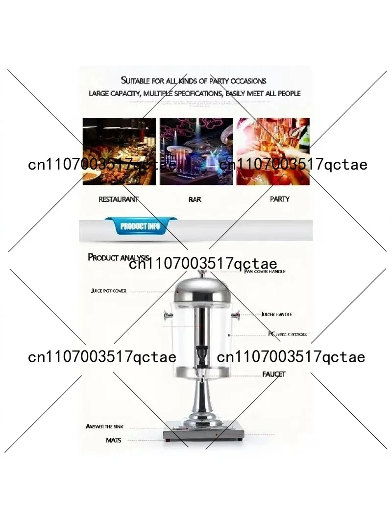 Stainless Steel Drink Dispenser Tap for Cold Juice Beer Beverage Dispensers