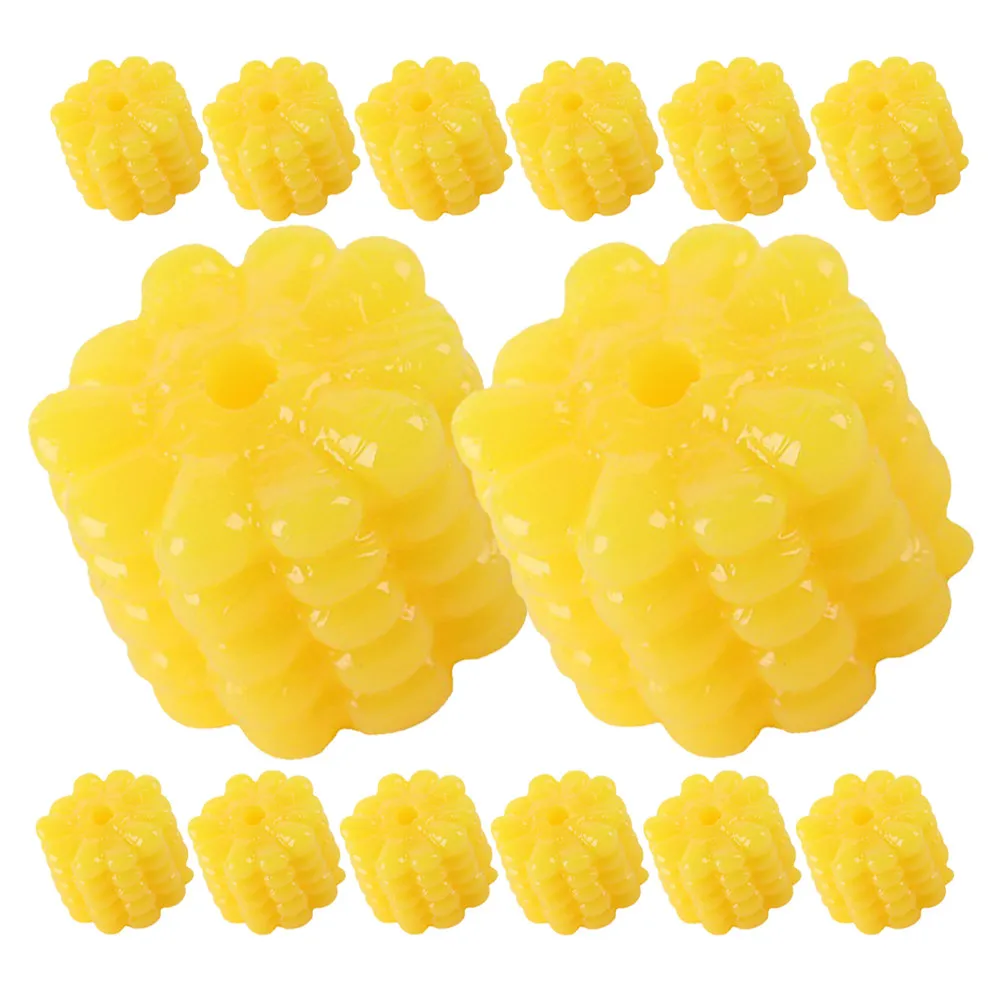 20Pcs Realistic Corn Squeeze Decompression Stress Relief Mini Vegetable Stretchy Pressure Relief Household Funny