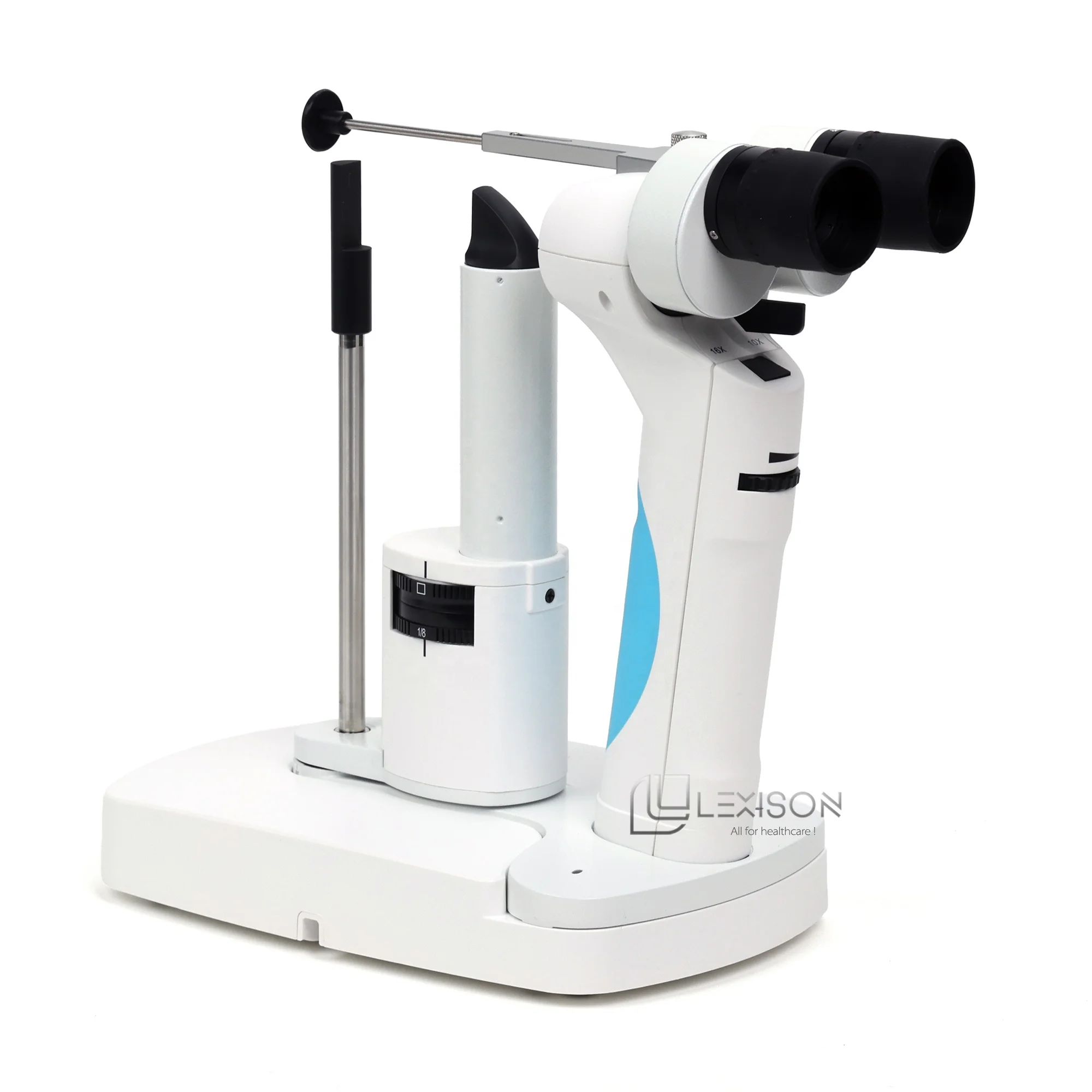 2026 Lexison PSL-SL200 High Quality Veterinary Use Handheld Portable LED Ophthalmic Slit Lamp Microscope 10x/16x Magnification