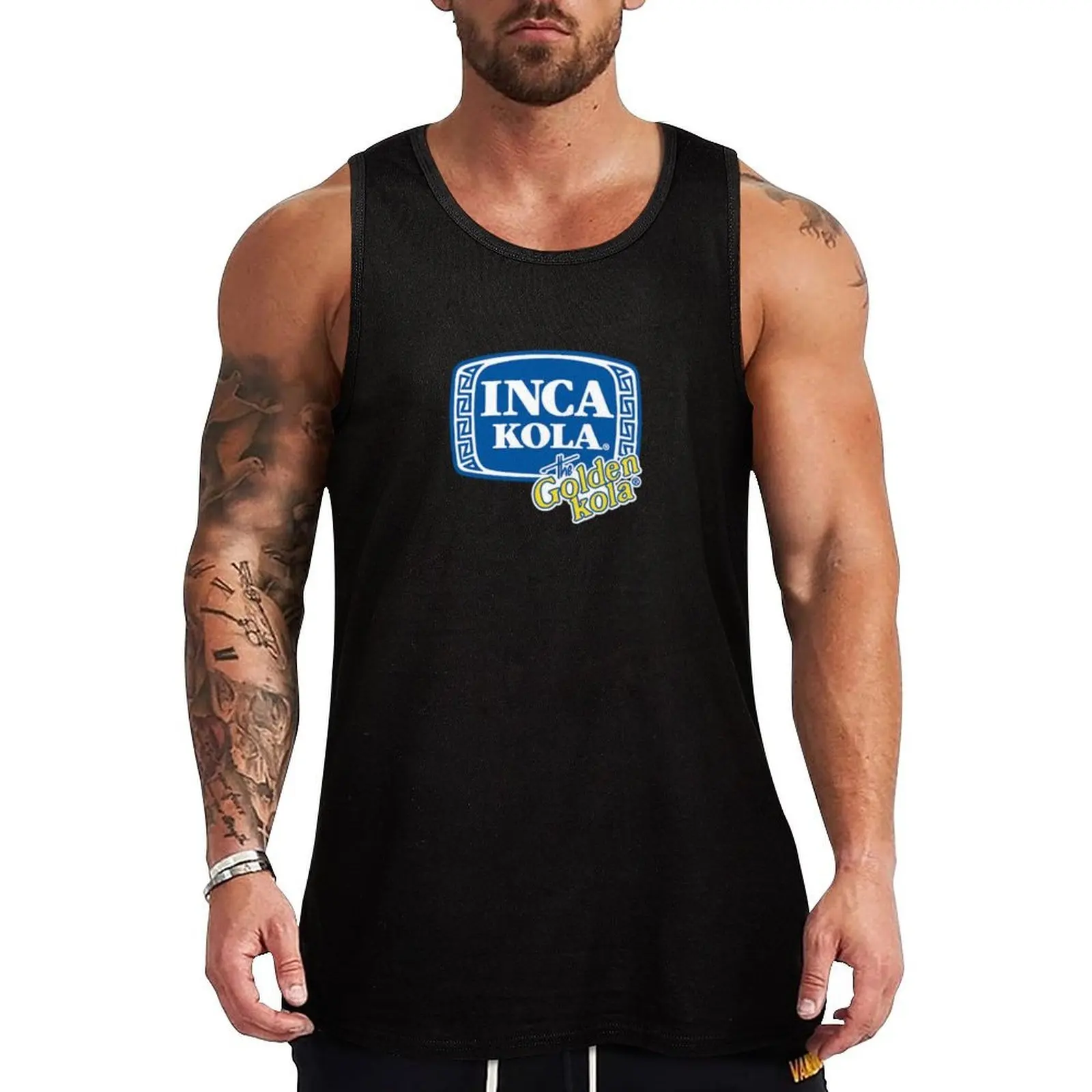 

inca cola Tank Top Men's tops gym shirt man t-shirt gym man bodybuilding t-shirt
