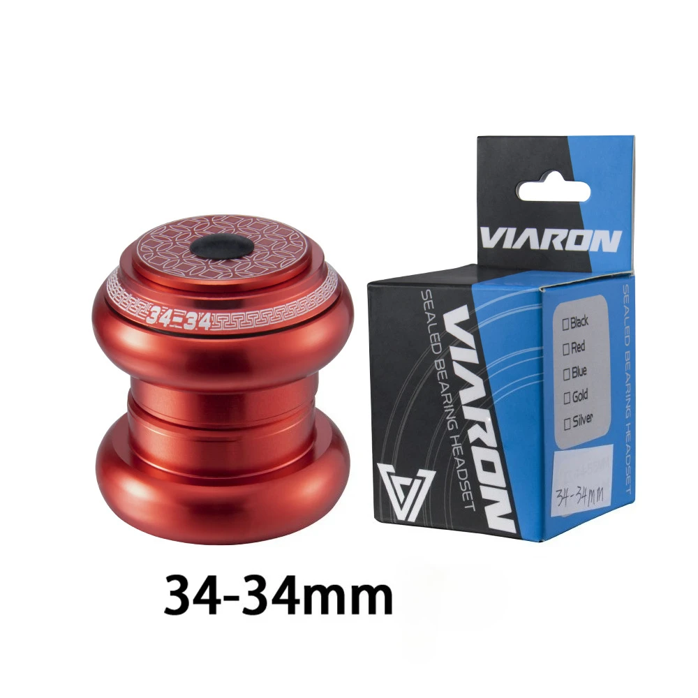 VIARON MTB Fahrrad-Steuersatzlager Rahmenkopfrohr-Zubehör Fahrradteile 34MM Gedichtetes Lager 44MM Halbintegrierte Steuersätze – Detail 6