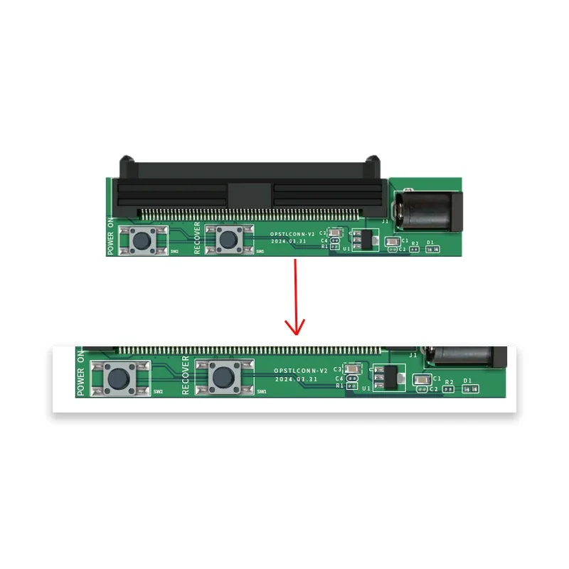 Intel OPS Computer Adapter Board 120Pin Teaching Machine Power Cord 100% New Compatible with System Functions