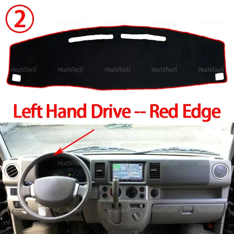 Für Suzuki Every DA64 NV100 Mazda Scrum 5. Generation Every Wagon 2005–2015 Armaturenbrett-Abdeckung, rutschfeste Matte, Schutzpolster, Sonnenschutz-Teppich – Detail 10