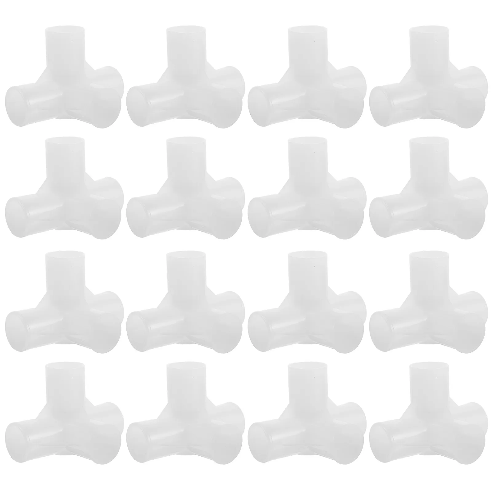 Closet Rod Connectors 20 Pack Heavy Duty 22mm Plastic Wardrobe Furniture Joint Fittings Cabinet Adapters