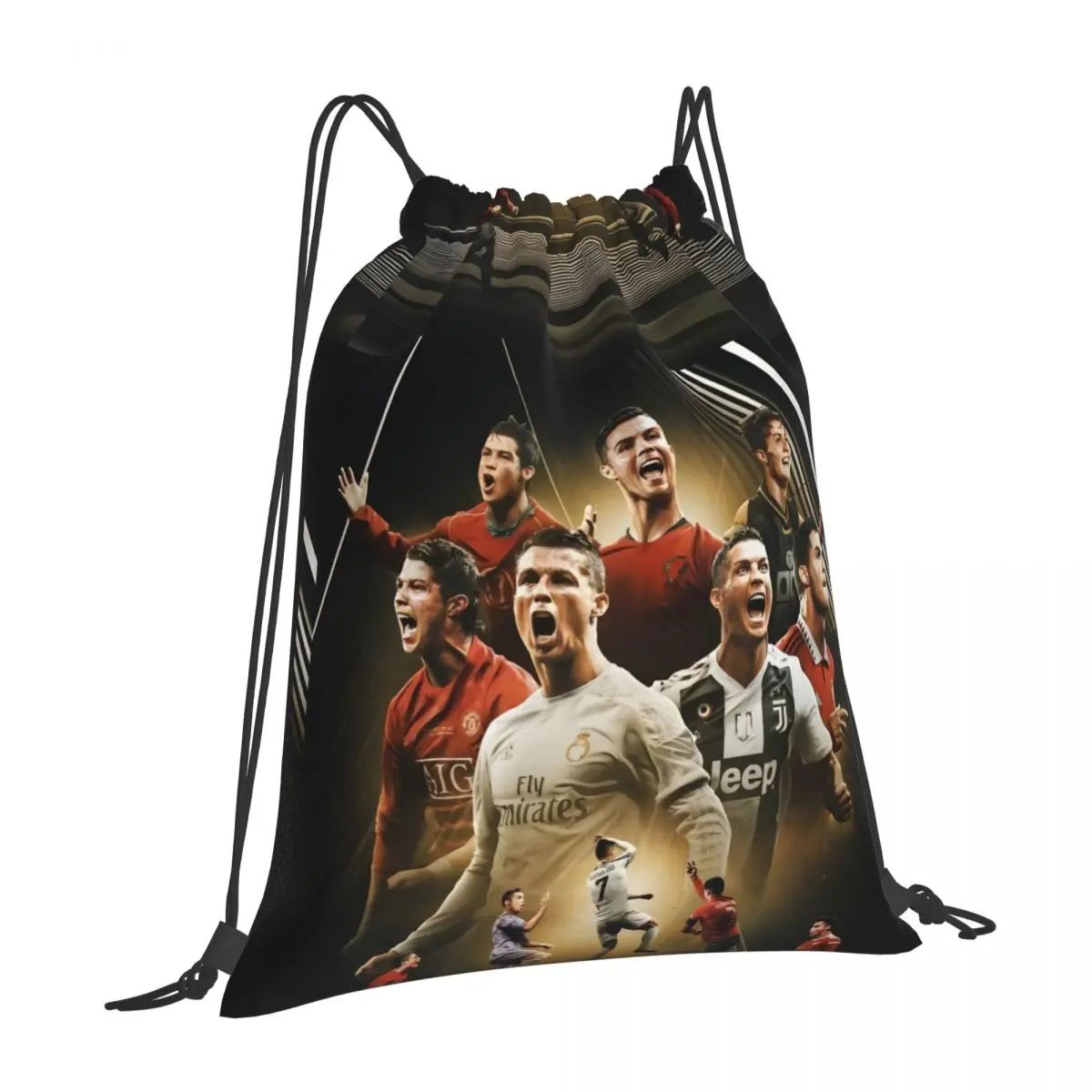 CR7-Cristiano-Ronaldo Bags Drawstring bag Storage Portable Handbags Grocery Shopping Shoulder bags foldable Travel Bag