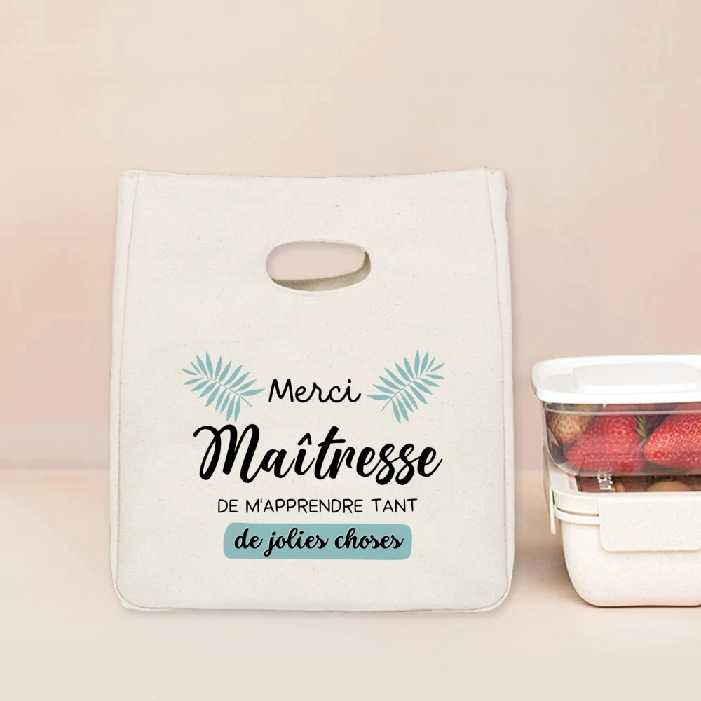 أنا عشيقة رهيبة جدا شكرا لك عشيقة الغداء حقيبة برودة حمل المحمولة معزول الحرارية الغذاء الحاويات Lunchbox