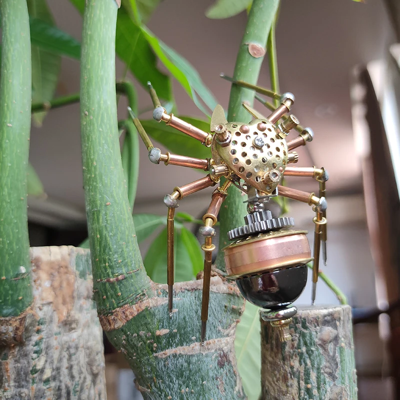 

Creative Mechanical Insects Spiders Wedding Spiders Model Crafts Home Furnishings Living Room Bookshelves Desktop Decorations Gi