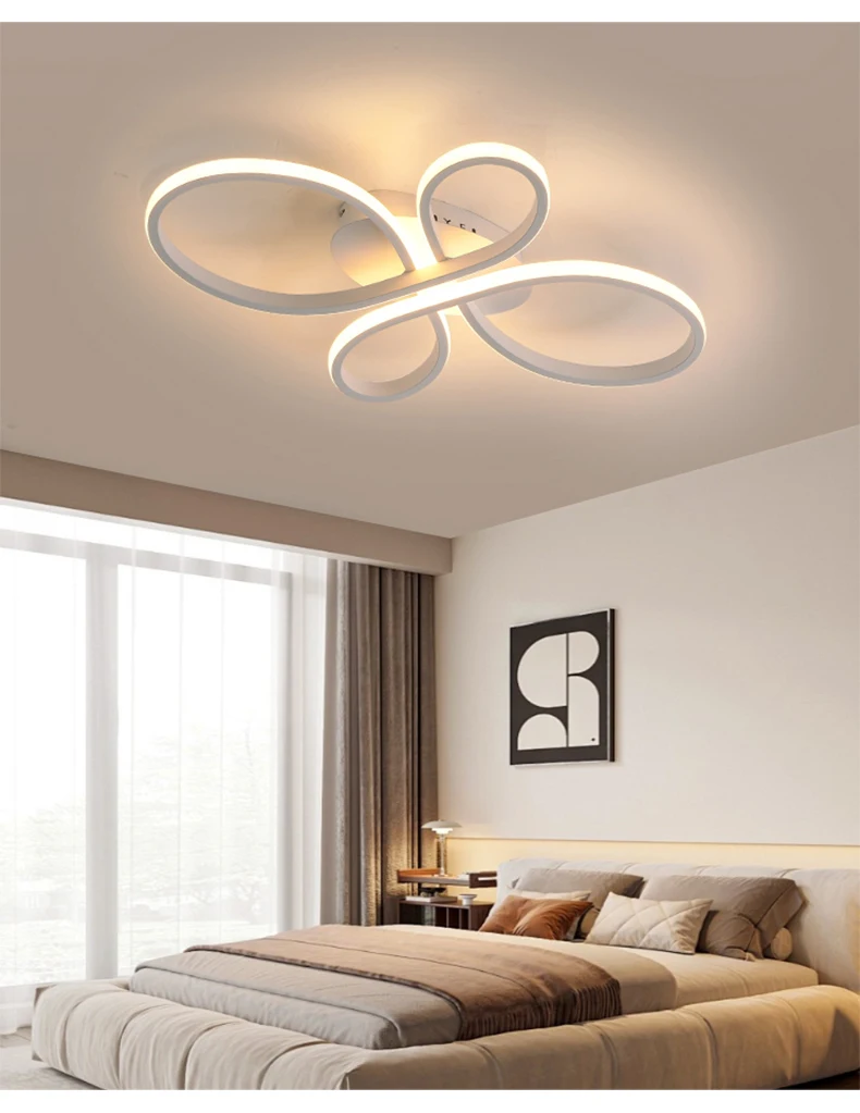 Modern LED Ceiling Light Nordic Creative Indoor Lighting Decoration Accessories for Living Room Study Room Bedroom Light Fixture
