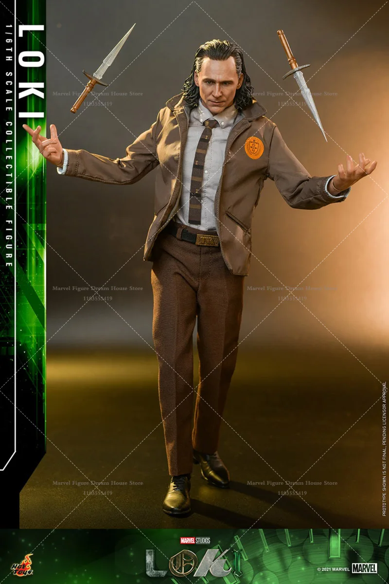 HOTTOYS TMS061 1/6 مقياس مارفل لوكي إله الخداع إدارة الوقت المتطاير المسلسلات التلفزيونية 12 بوصة مجموعة كاملة عمل الشكل الجندي