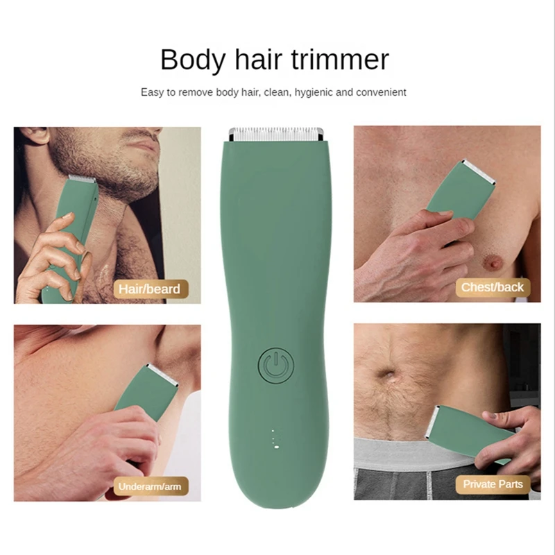 Electric Hair Trimmer For Men Balls Women Lady Shaver Hair Removal Bikini Trimmer Groin & Body Shaver Groomer