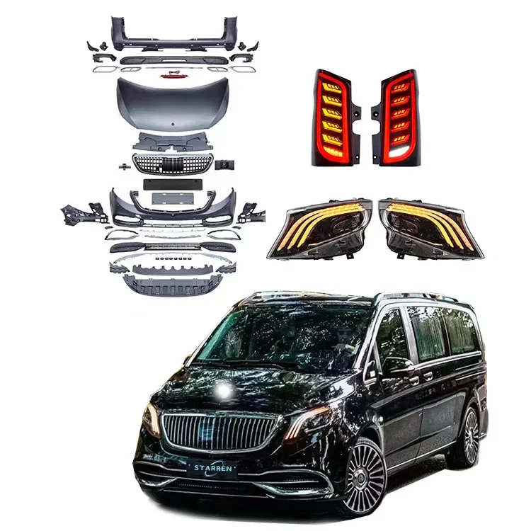 

V-Class Commercial Vehicle Body Kits Higher Quality Bumper Guards Body Kits V260 V250 V220 W447 for Mercedes-Benz V-Class