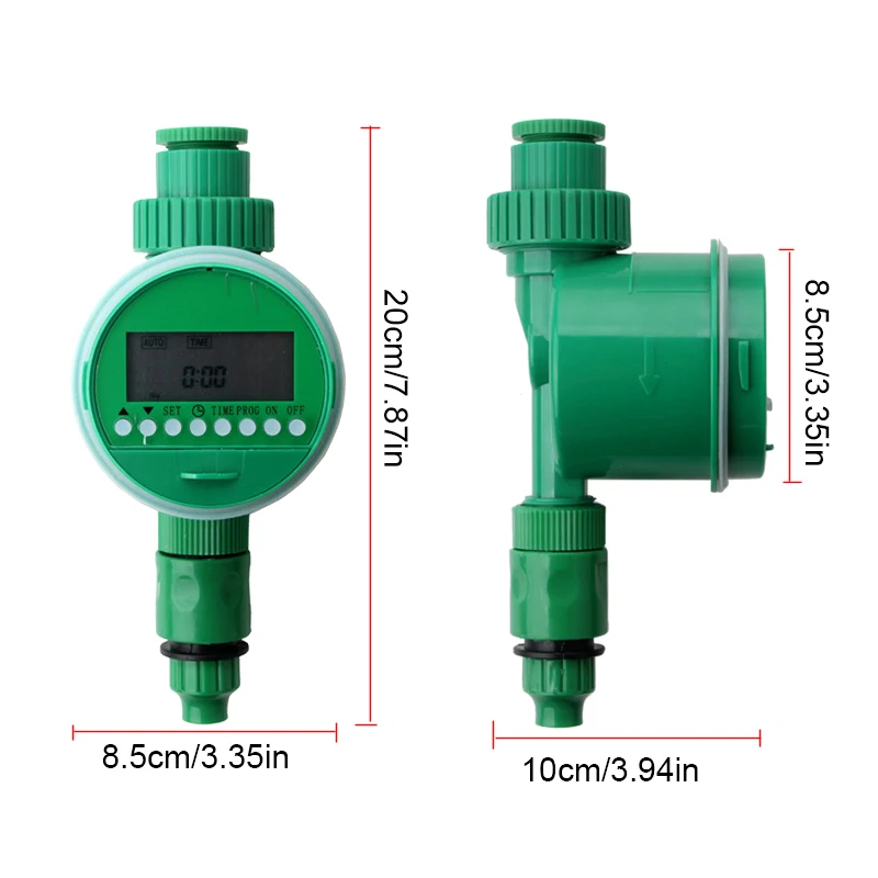 LCD Display Electronic Garden Watering Timer Automatic Irrigation Controller Intelligence Valve Plants Watering Control Device