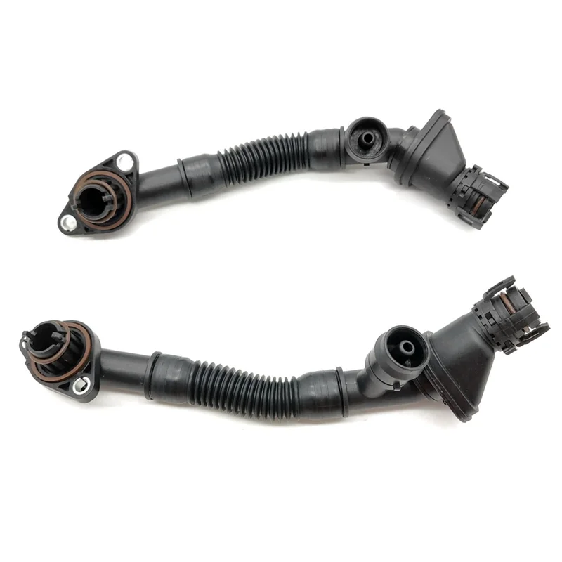 Car Crankcase Vent Hoses Left&Right for BMW 550I 650I 750I B7 X5 X6 11157646087 11157646086