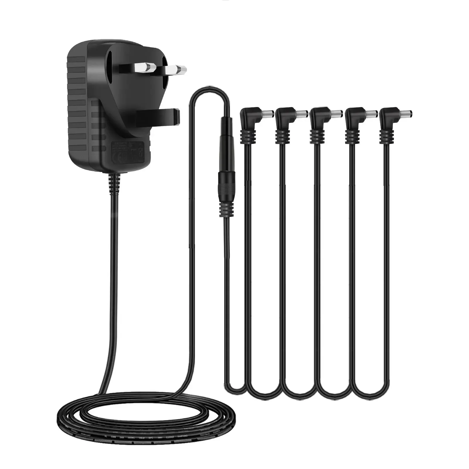 مصدر طاقة ompact 6-Output - 9V 1000mA لألواح السفر، يناسب Boss/Padals، خفيف الوزن #3