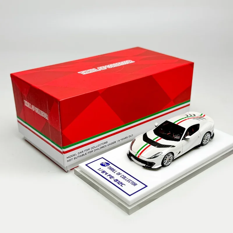 FuelMe X TOC Resin 1:64 Scale 812C Simulation Car Model Classics Adult Souvenir Gift Static Display