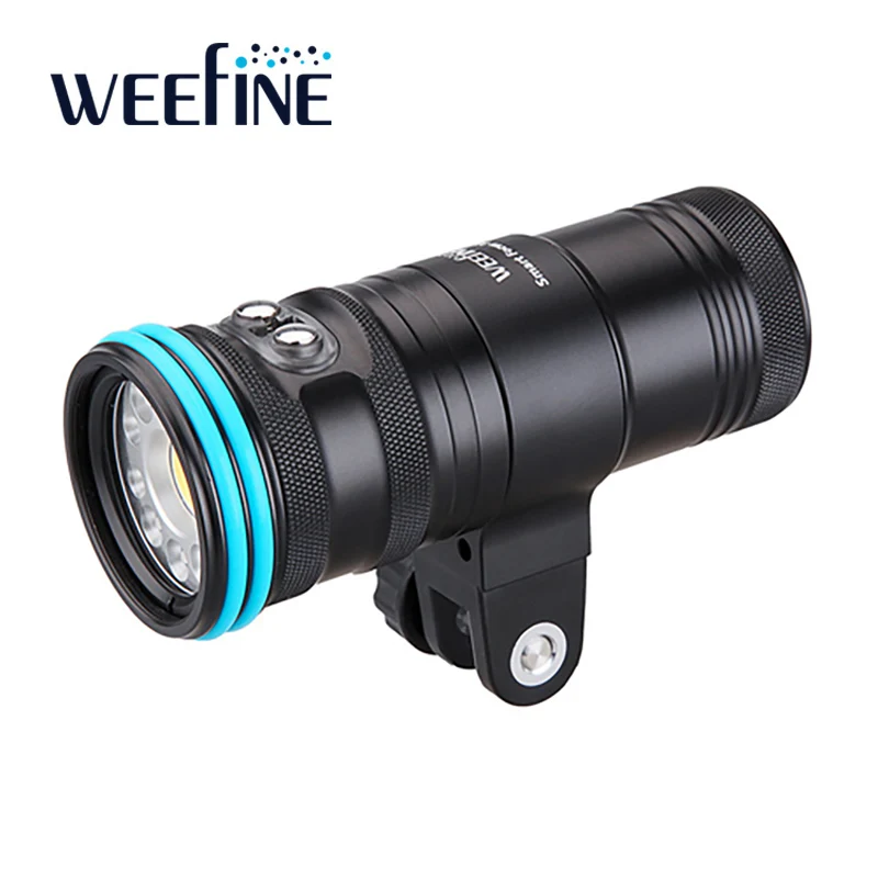 Weefine WF057 Smart Focus 3000-Lumen Spotting Video Light Scuba Diving Flashlight Waterproof Underwater Photography Strobe Light