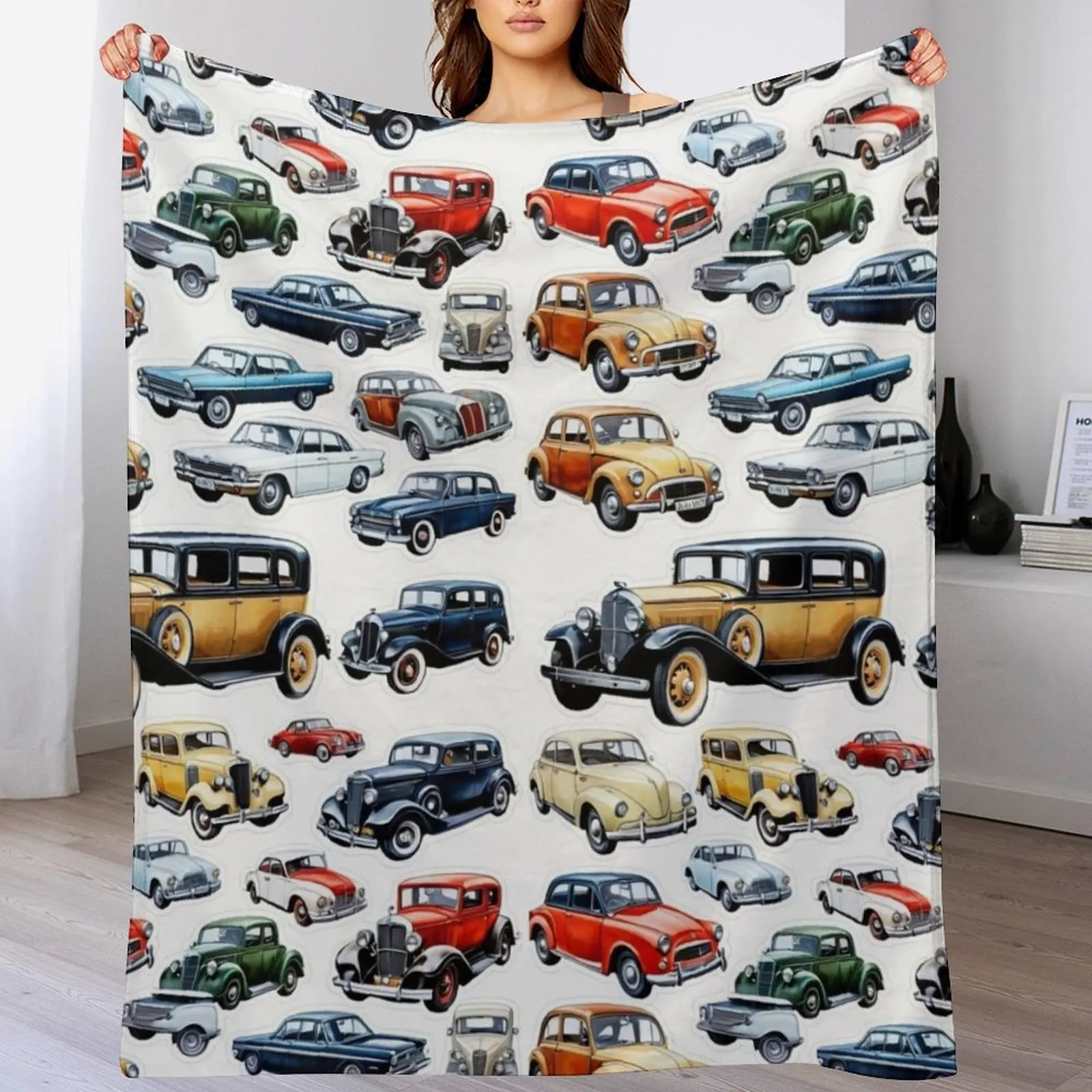 

CAR COLLECTION Throw Blanket Luxury valentine gift ideas Custom Sofa Quilt Blankets