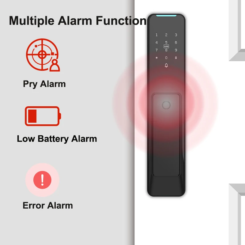 NEW RAYKUBE KX2 TT Lock Bluetooth Electronic Smart Door Lock With Biometric Fingerprint APP Remote Control NFC Key Unlock