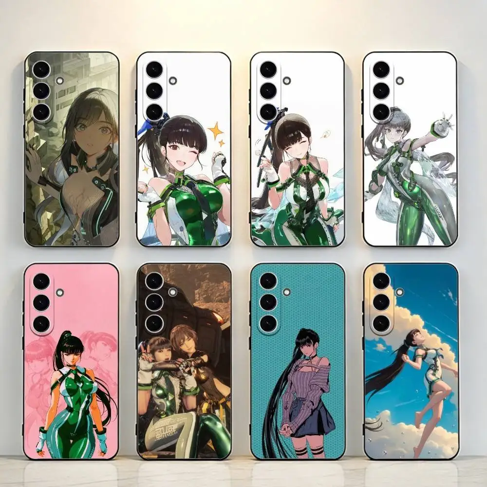 

Stellar B-Blade E-EXE G-Game Phone Case For Samsung Galaxy A73,A72,A71,A70,A53,A52,A51,Others Soft Black Shell ll