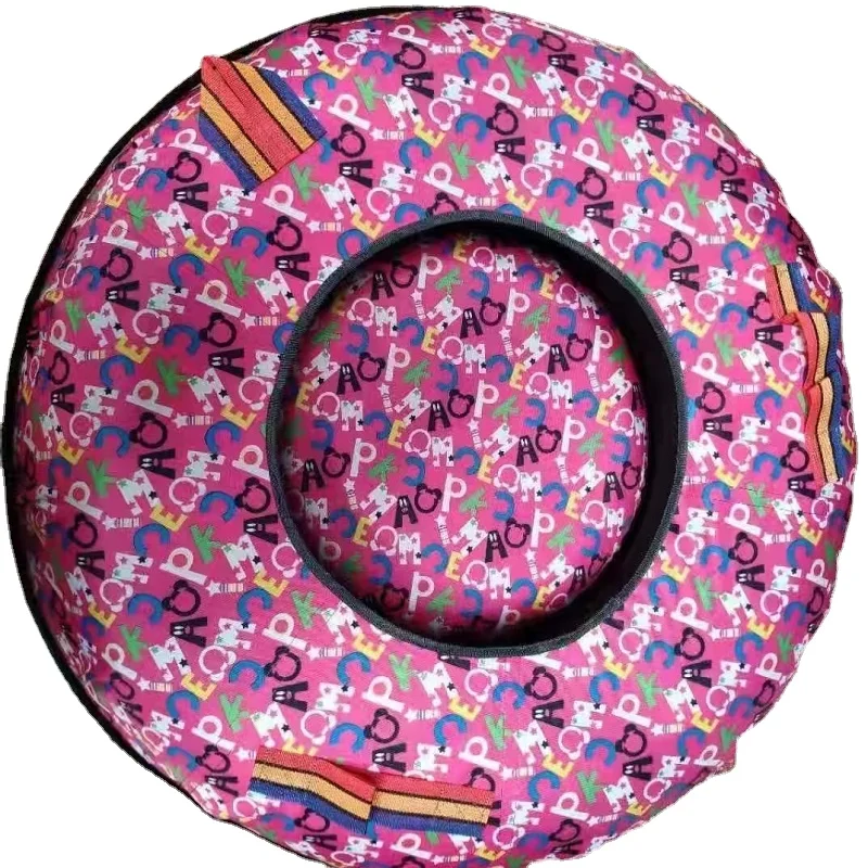 

Hot Sale Winter Inflatable Ski Circle Cloth Cover Thickened Sled Double Snow Tube