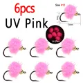 6 piezas UV Rosa