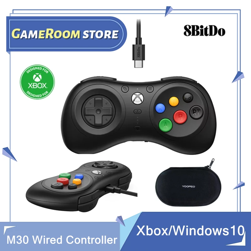 

8BitDo-M30 Wired Gamepad,USB Game Controller Plug-and-play for Xbox Series X, Xbox Series S, Xbox One, PC, Windows 10 and above