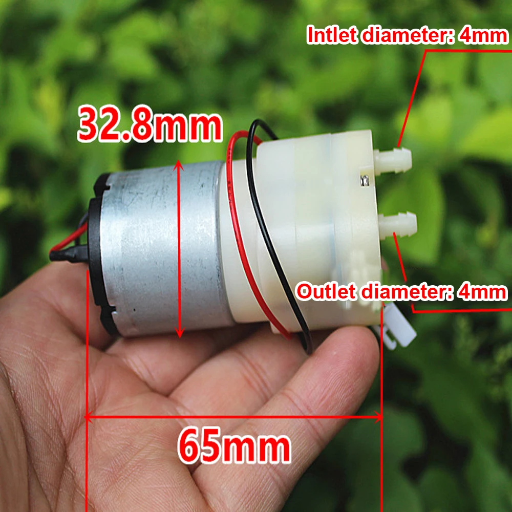 Mini 520 Air Pump DC5V-7.4V 5W Vacuum Pump High Power Air Vacuum Pump Large Flow Fish Tank Aquarium