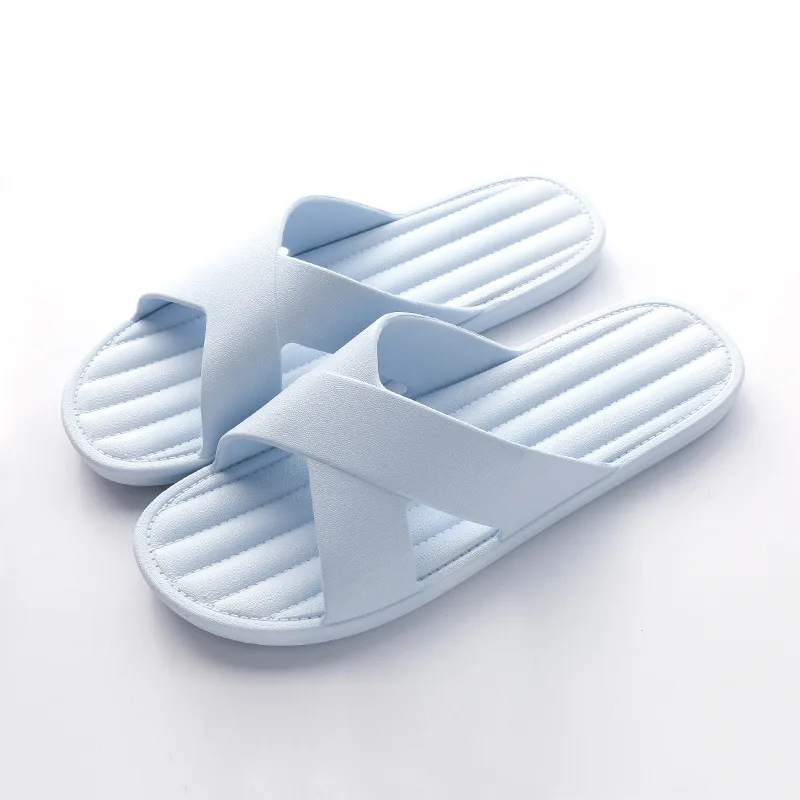 

Universal Brand Chinese Style Home Bathroom Anti-Slip Couples Slippers EVA Artificial Leather Shoe Upgraded Summer Slippers