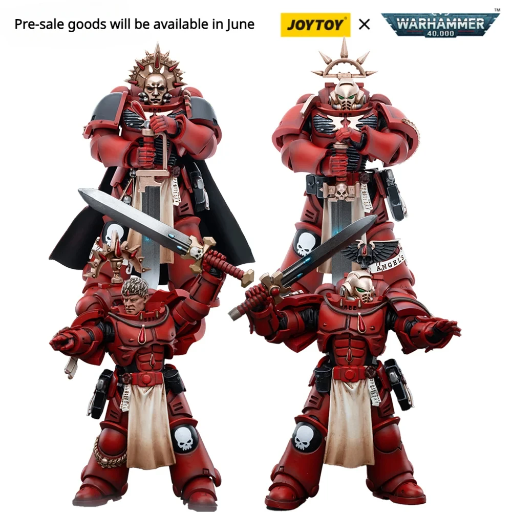 「Pre-sale」JOYTOY Warhammer 40k 1/18 Action Figure Blood Angels Veteran Series Anime Military Collection Model Toy Set