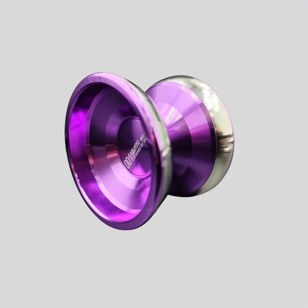 Yoyo Professional Magic Metal with Inlaid metal ring Alloy Aluminum High Speed Unresponsive YoYo Toy for Kids Adult