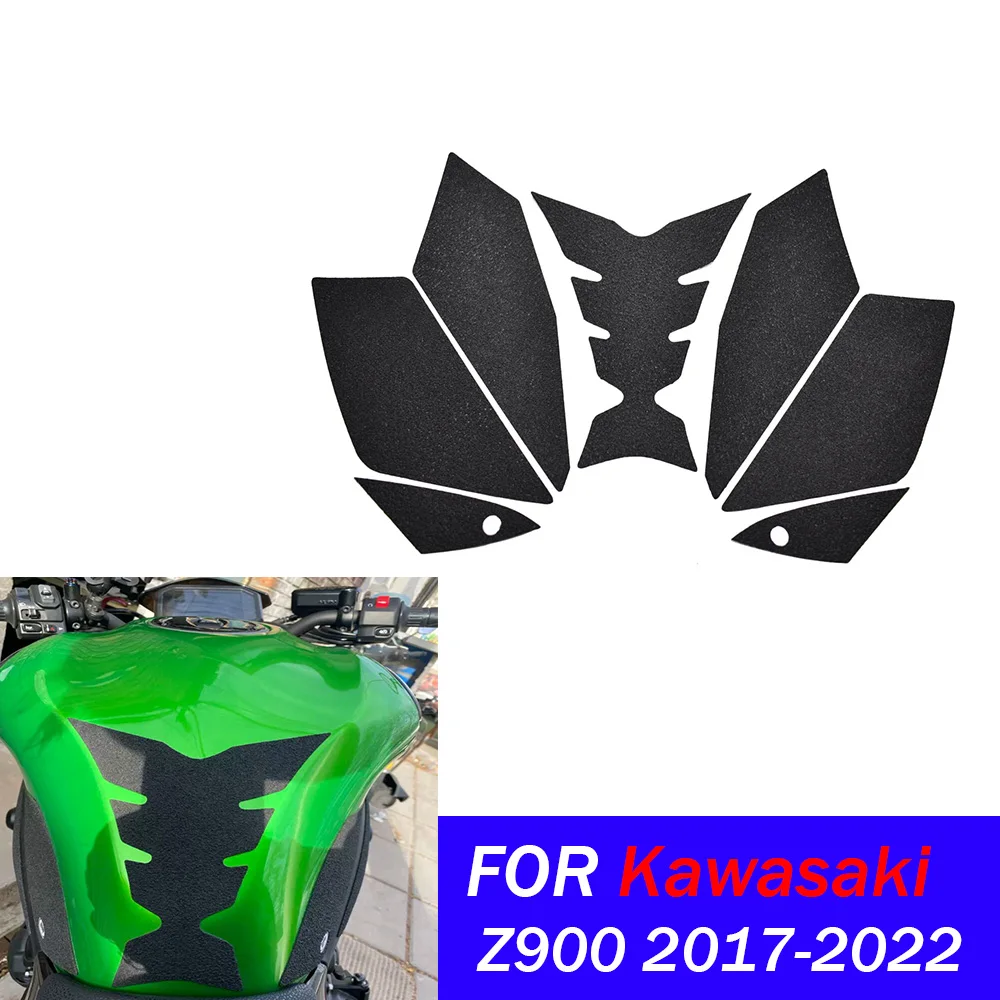 

For Z900 Tank Traction Side Pad Gas Fuel Knee Grip Decal For Kawasaki Z 900 2017-2022 Motorcycle Stickers Accessories ﻿