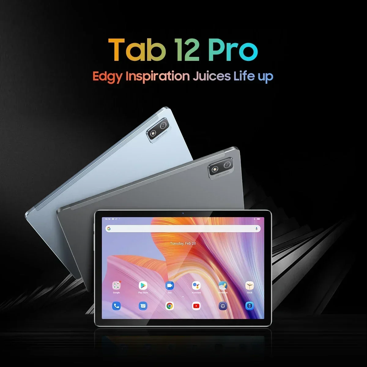 Imagem -02 - Blackview Tab 12 Pro Tablet 10.1 hd Mais Display Duplo 4g Gps 8gb Ram 128gb Rom 6580mah Bateria 13mp Câmera Android 12 Tablets pc