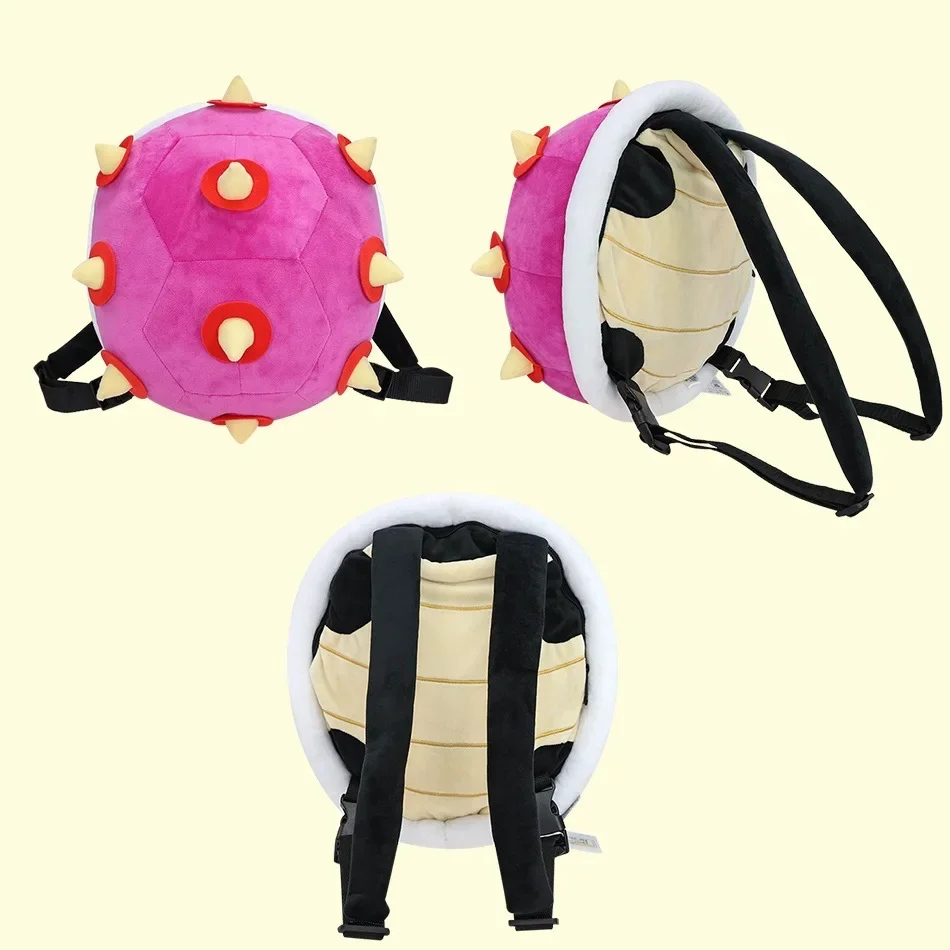 Anime Koopa Troopa Bowser Lemmy Ludwig Plüsch-Rucksack Schildkröten-Schale Gefüllte Plüschtiere Cartoon-Schultaschen Halloween-Deko-Geschenk – Detail 8