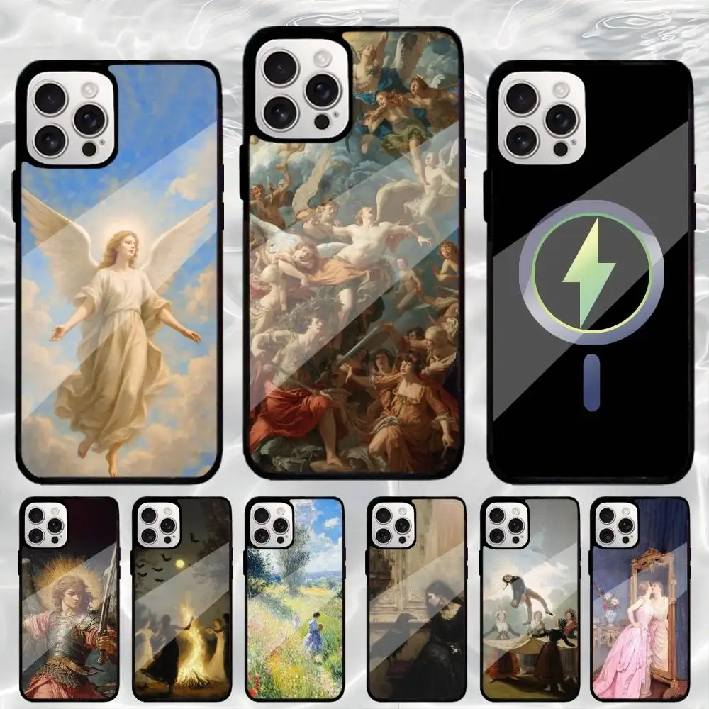 

Spain Francisco Goya Art Phone Case For iPhone17,16,15,14,13,12,11 Plus,Pro Max Magnetic Magsafe Wireless Charging
