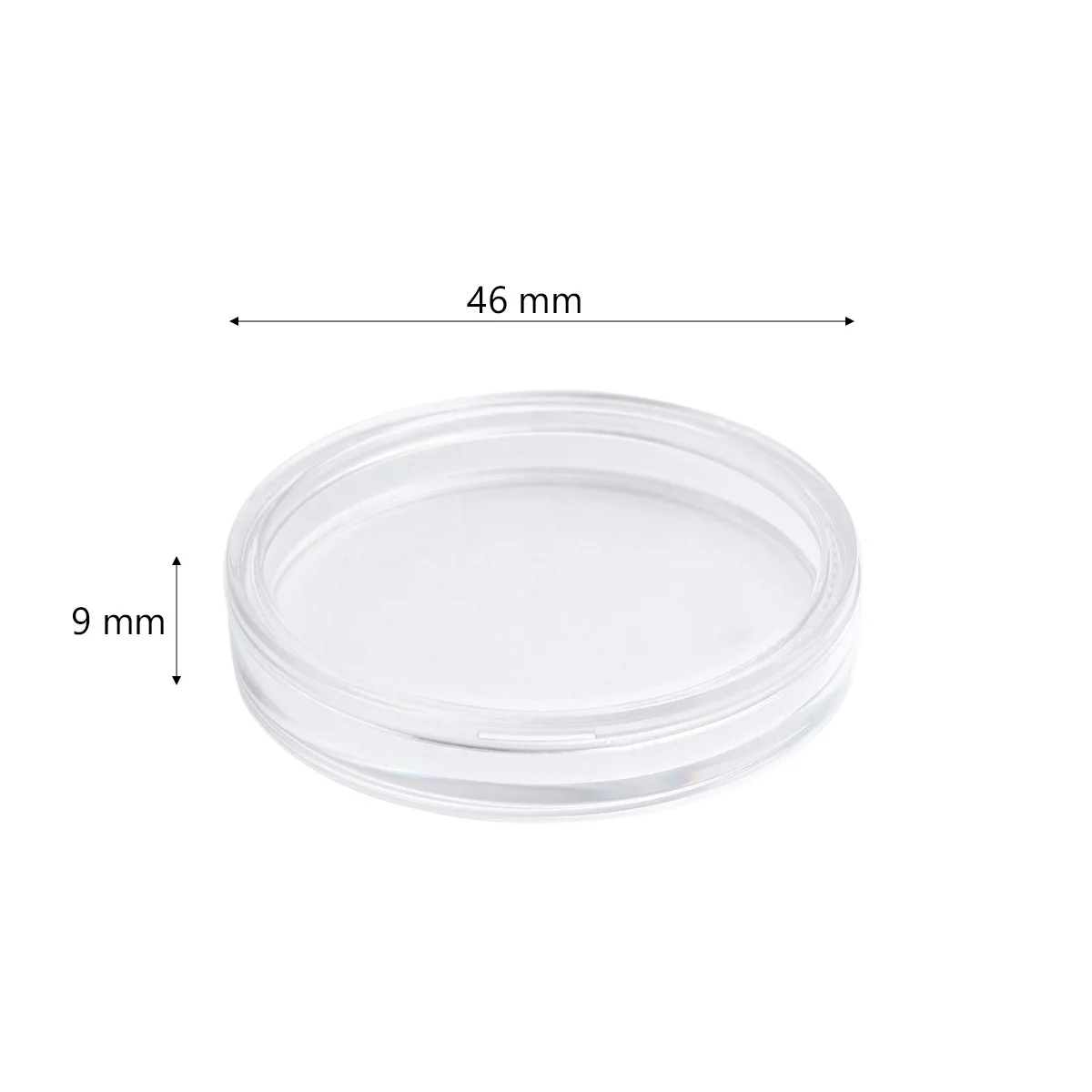 10Pcs Box Transparent Protective Storage Case Practical Lightweight for Advertising Sales Promotion