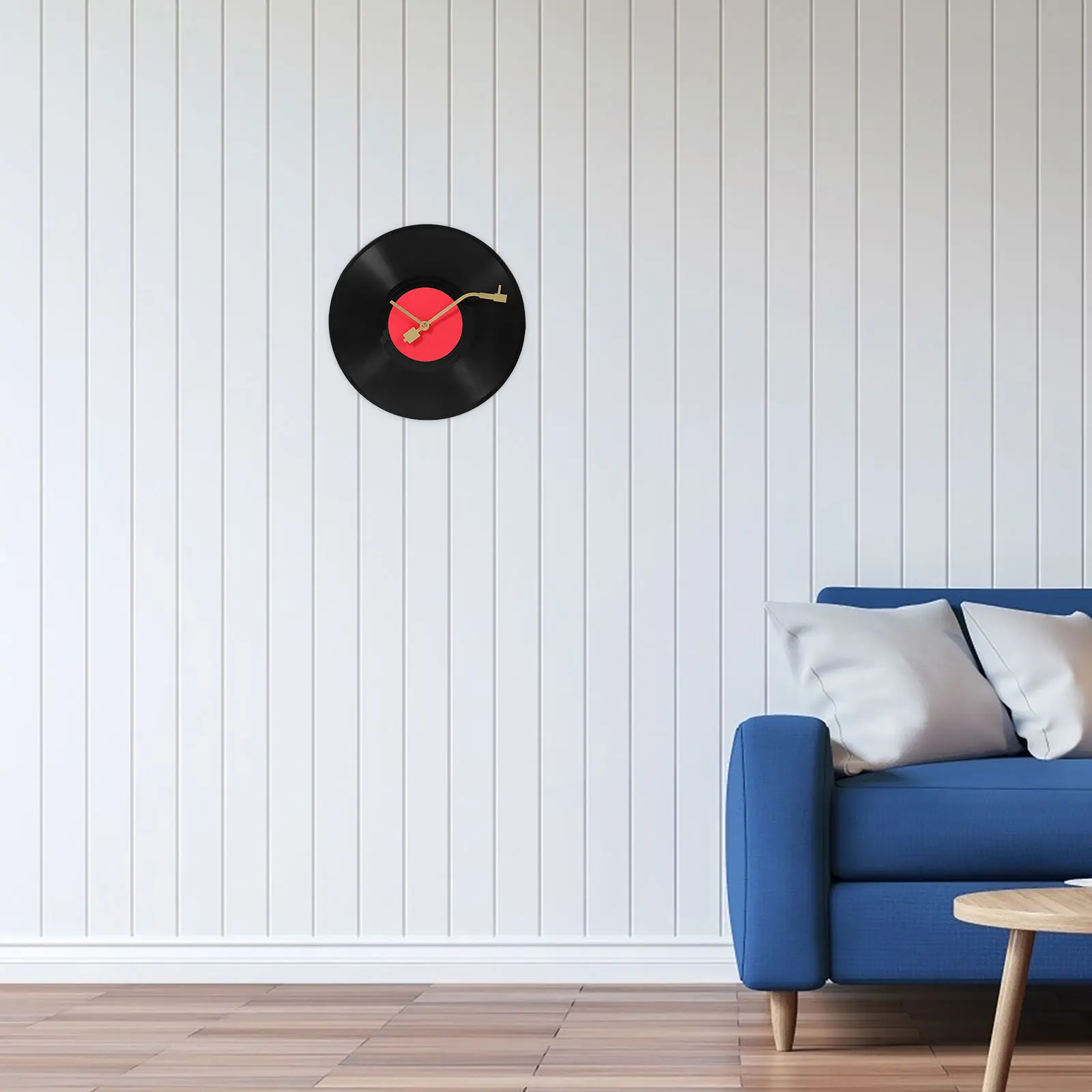 

Stylish Vinyl Record Retro Vintage Decorative Hanging Creative Household Decor Wall Art Clock Home Bedroom for Home