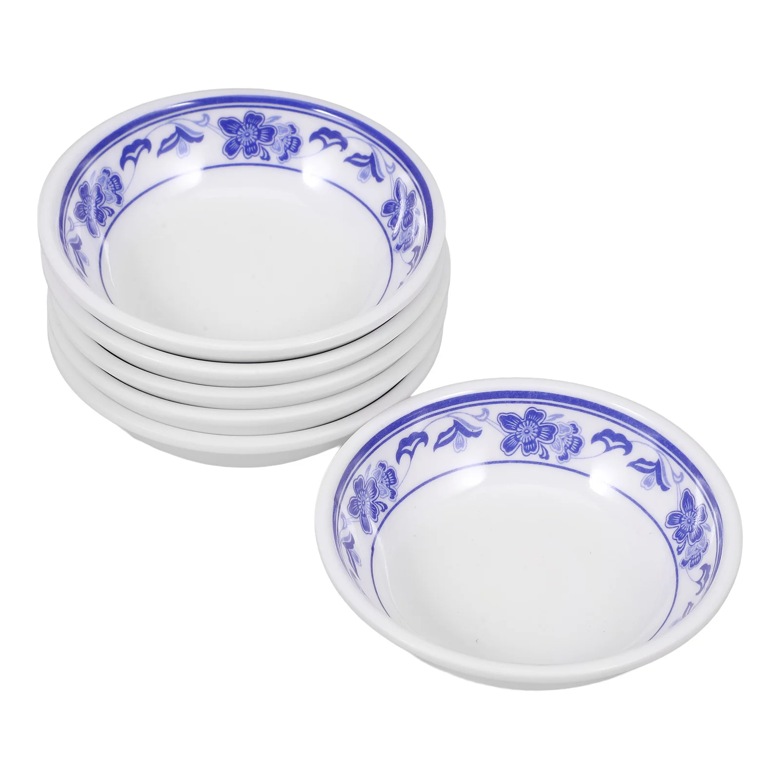 

6Pcs Dipping Dish Stain Resistant Condiment Container Small Sauce Plate for Cocktail Sauce Olives Jellies Custards Picnic