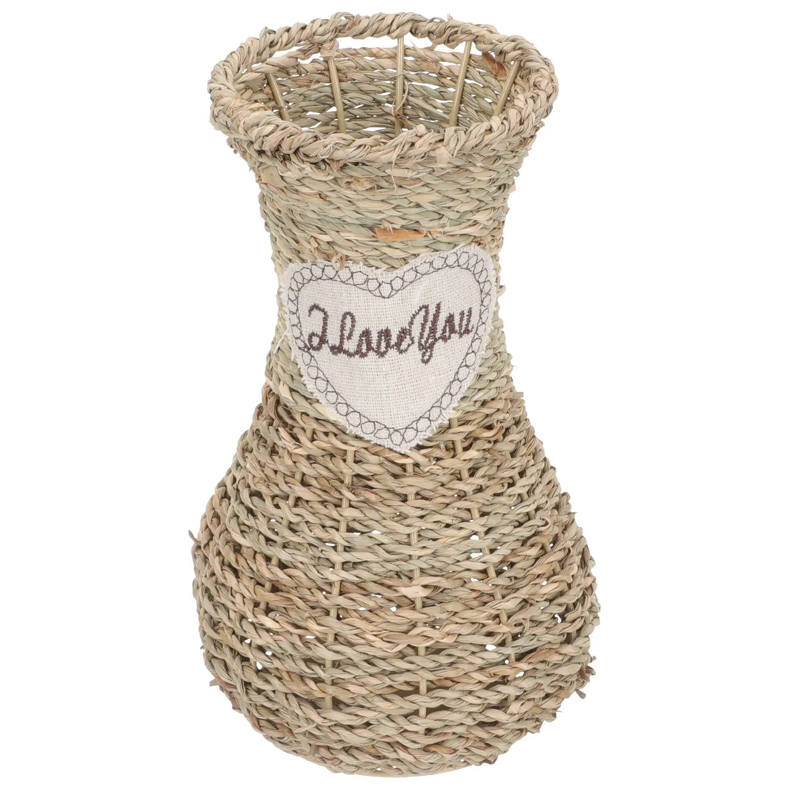 

Rattan Vase for Decoration Artificial Flowers Wedding Decor Creative Planter Centerpieces Bouquets Container Plant Flower