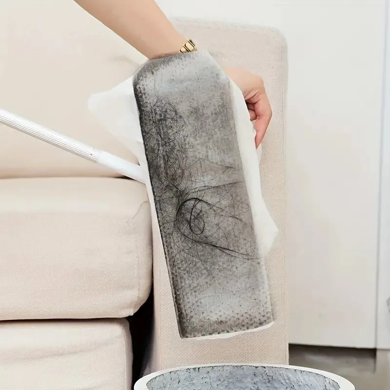 Disposable Electrostatic Dust Removal Mop, Flat Mop, Dry Duster Cloths, Lazy Mop Pads,Household Cleaning Tools for home