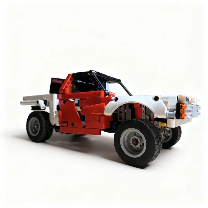 437pcs MOC Trophy Truck 1 Scale Model Toys Building Blocks Architecture Christmas Gifts Brick Education Birthday Idea Creative