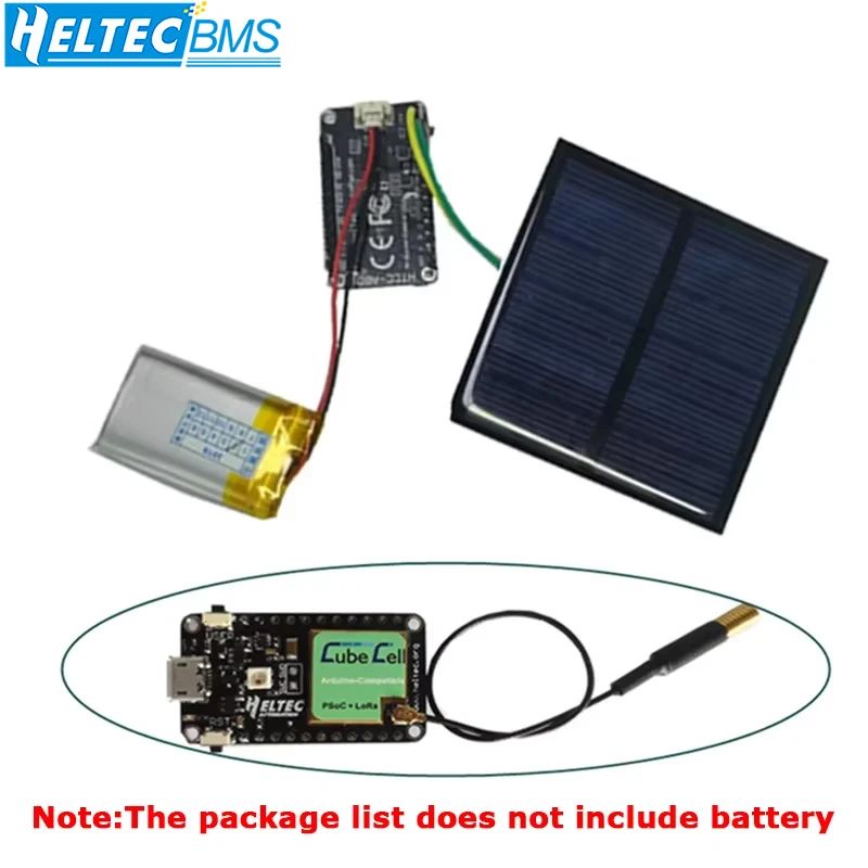Heltec Lora Node ASR650x CubeCell AB01V2 Płytka rozwojowa dla Arduino z panelem słonecznym