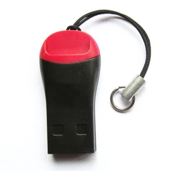 Mini czytnik kart Micro USB 2.0 SD Flash Memory SDHC Adapter do laptopa Wysokiej jakości czytnik kart TF T-Flash do laptopa PC