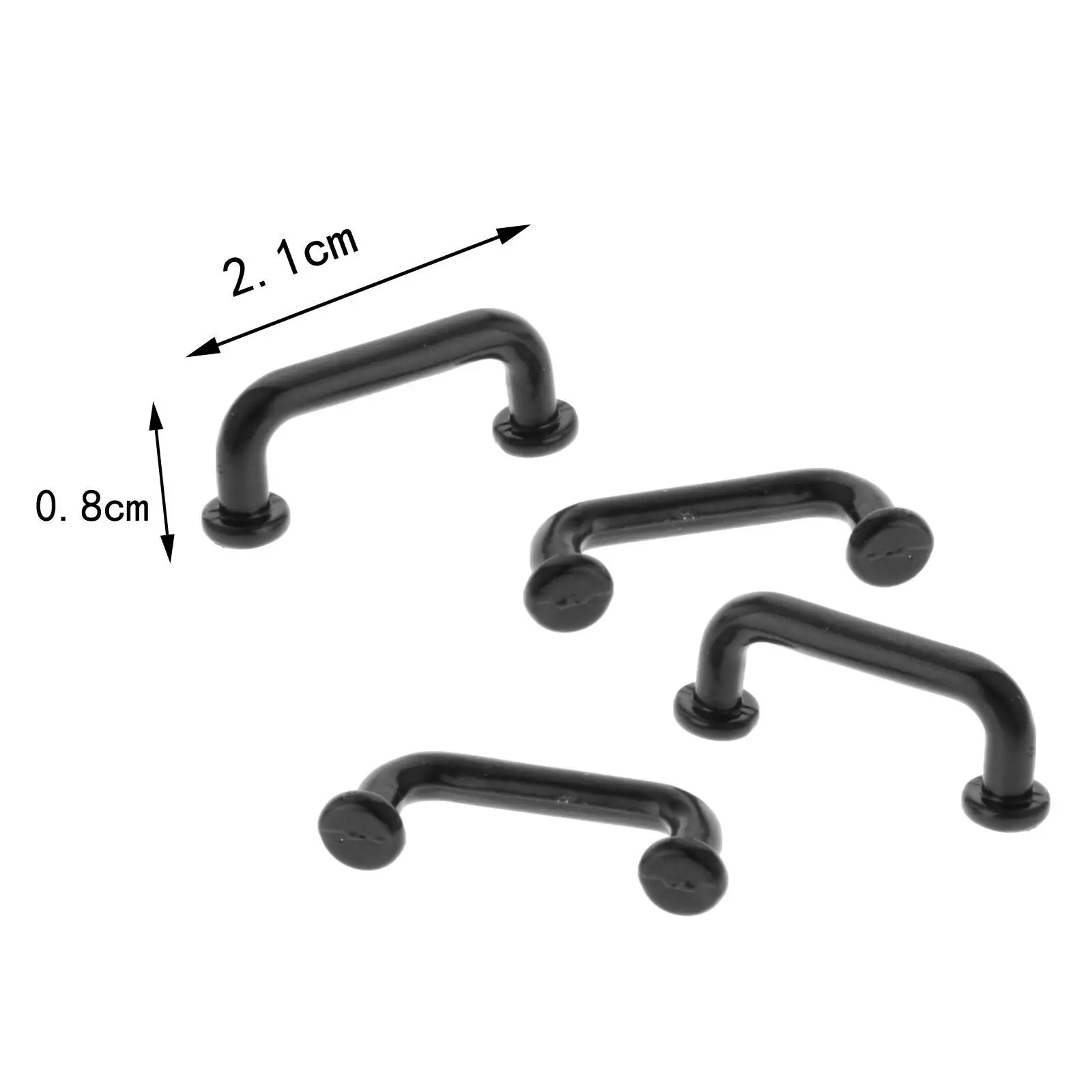 مجموعة مقابض أثاث بيت الدمى المصغرة للخزائن والأدراج #6