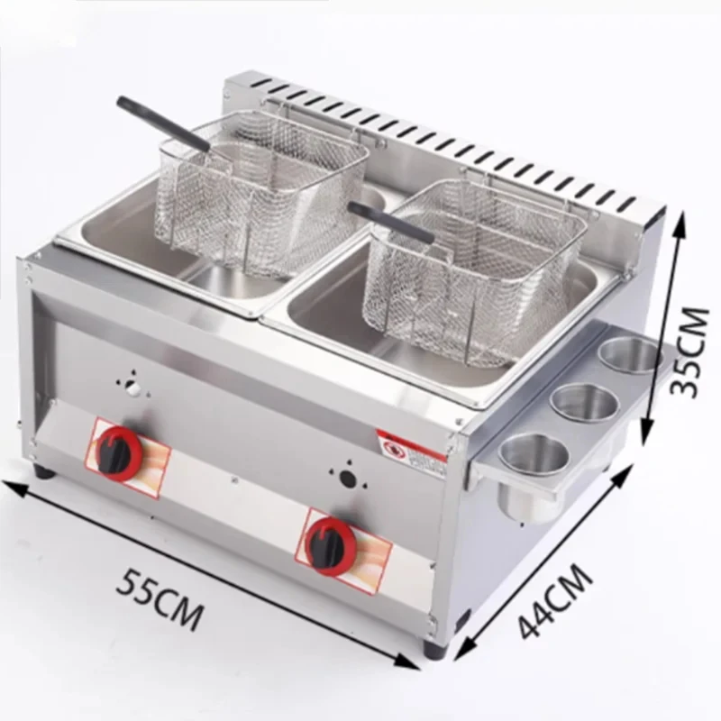 Commercial stall gs fryer, liquefied ga fryer, deep fryer, skewer, French fries, Kanto cooked chicken cutlet