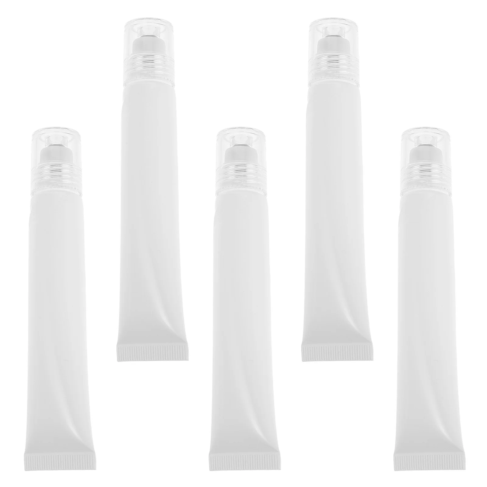 

5pcs 20Ml Refillable Eye Cream Roller Bottle, Leakproof Travel Squeeze Tube For Serum Hand Cream Diy Lip Balm, Portable